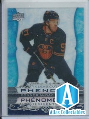 2020-21 Tim Hortons Clear Cut Phenoms #CC-1 Connor McDavid Oilers